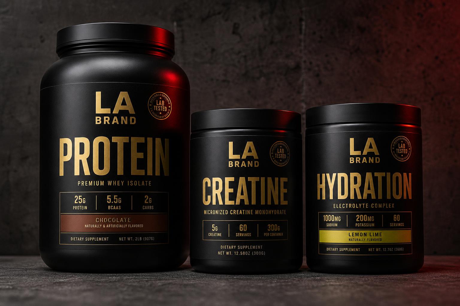 Premium private label supplement product line